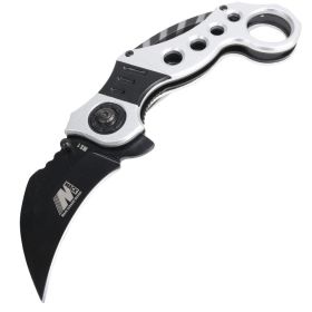 MACK 7" Karambit Style Spring Assisted Folding Knife 3CR13 Stainless Steel
