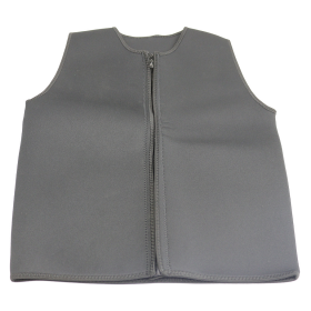 Men's Neoprene Sauna Vest Sweat Shirt Corset Body Shaper Zipper Gym Training Top