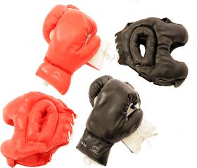 Last Punch 2 Pairs of Boxing Gloves & 2 Sets of Head Gears Brand