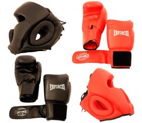 Last Punch High Quality 2 Pairs Pro Boxing Gloves & Pro Head Gears Pro Quality