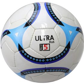 Perrini Ultra Indoor Outdoor Sports White Blue Soccer Ball Size 5