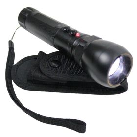 Defender Black 10 Million Flashlight Style LED Dimmer Stun Gun