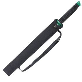 26" Stainless Steel Green Blade Sword with Sheath