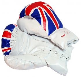 16oz United Kingdom Flag Boxing Gloves