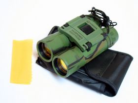 10x25  Ruby Lense Perrini Binoculars Camo Good Quality With Pouch