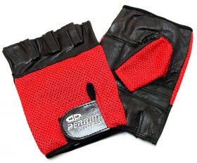Leather Gloves Red Color
