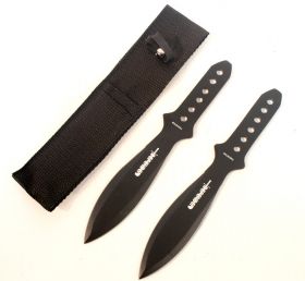New Set of 2 Throwing Knives with Sheath