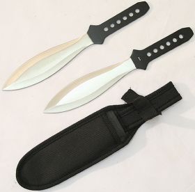 Set of 2 Throwing Knives with Sheath