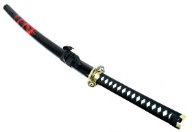 40.5" Black Collectible Samurai Sword Ninja with Stand