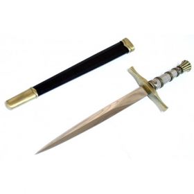 15.5" Dagger Stainless Steel Collectible Style with Sheath 