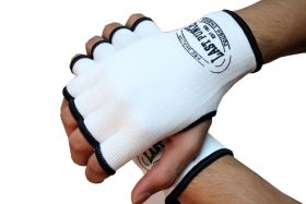 MMA White Hand Wrap Training Gloves