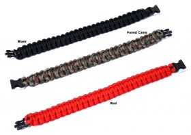 10" Survival Paracord Bracelets & Buckles Colors Available